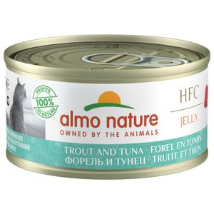 Almo Nature HFC kat Jelly Forel en Tonijn 70gr