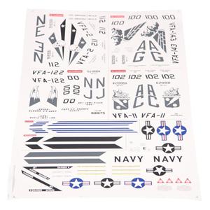 FMS - F/A-18 Super Hornet 70Mm Decal Sheet (FMSRC119)