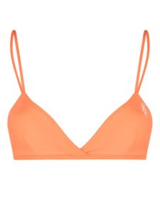 Sporty & Rich haut de bikini à logo imprimé - Orange