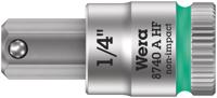 Wera 8740 A HF Binnenzeskant Zyklop Bitdop met 1/4"-aandrijving met vasthoudfunctie, 1/4" - 1 stuk(s) - 05003388001
