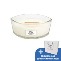 WW White Teak Ellipse Candle