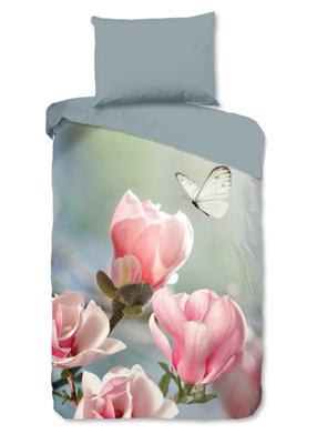 Good Morning Dekbedovertrek "bloemen" - Multi - (140x200 cm) - Katoen