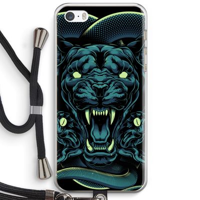 Cougar and Vipers: iPhone 5 / 5S / SE Transparant Hoesje met koord