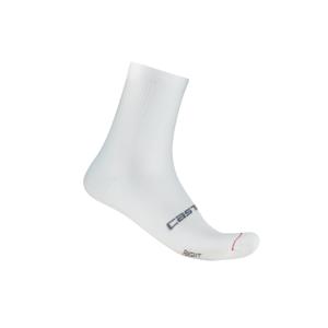 Castelli Espresso 12 sock wit unisex XXL