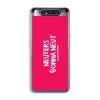 Neuters (roze): Samsung Galaxy A80 Transparant Hoesje