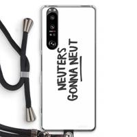Neuters: Sony Xperia 1 III Transparant Hoesje met koord
