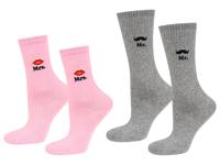 Soxo Dames/heren sokken (36-40 + 41-46, Mr & Mrs) - thumbnail