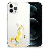 iPhone 12 Pro Max Stevig | Bumper Hoesje | Horse Color