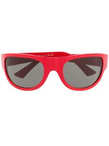 Retrosuperfuture lunettes de soleil oversize - Rouge