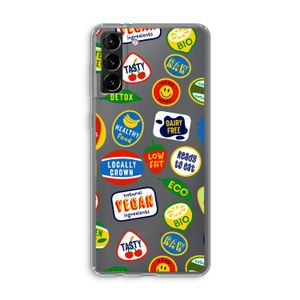 Fruitsticker: Samsung Galaxy S21 Plus Transparant Hoesje