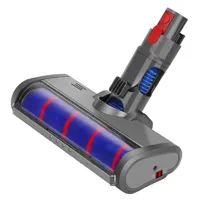 Prestara Compatibele Zuigborstel met LED Verlichting voor Dyson V15 / V11 / V10 / V8 / V7 - Wasbare Roterende Borstelkop voor Steelstofzuigers, Geschikt voor Diverse Vloertypen
