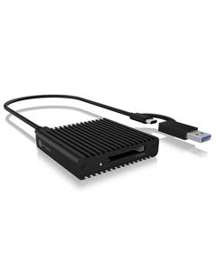 ICY BOX IB-CR404-C31, Kartenleser, CF Express 2.0 Type-B, USB 3.2 (Gen 2), Status LED Externe geheugenkaartlezer USB-C, USB 3.2 Gen 2 (USB 3.1) Zwart