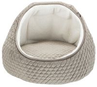 Trixie kattenmand iglo livia grijs / creme 55x55x45 cm