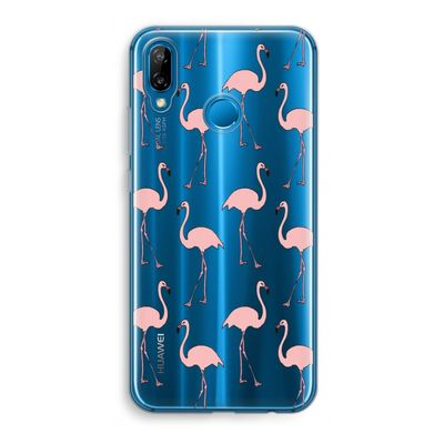 Anything Flamingoes: Huawei P20 Lite Transparant Hoesje