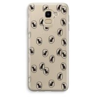 Miauw: Samsung Galaxy J6 (2018) Transparant Hoesje