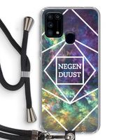 Negenduust ruimte: Samsung Galaxy M31 Transparant Hoesje met koord Negenduust ruimte: Samsung Galaxy M31 Transparant Hoesje met koord
