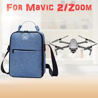 Shockproof waterdicht één schouder opslag reis vervoeren Cover Case vak voor DJI Mavic 2 Pro / Zoom en accessoires (blauw)