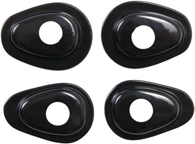 Kellermann Mounting plate turn signa black,