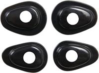 Kellermann Mounting plate turn signa black,