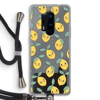 Citroenen: OnePlus 8 Pro Transparant Hoesje met koord