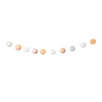 Slinger met 9 solar barok lampionnen - multikleur - 440 cm Slinger met 9 solar barok lampionnen - multikleur - 440 cm