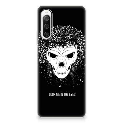 Silicone Back Case Sony Xperia 10 IV Skull Hair Silicone Back Case Sony Xperia 10 IV Skull Hair