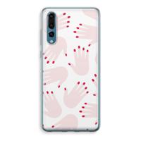 Hands pink: Huawei P20 Pro Transparant Hoesje - thumbnail