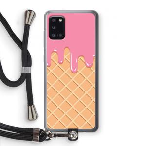 Ice cream: Samsung Galaxy A31 Transparant Hoesje met koord