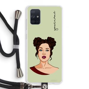Pop-Art Creator: Samsung Galaxy A71 Transparant Hoesje met koord