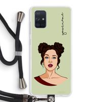 Pop-Art Creator: Samsung Galaxy A71 Transparant Hoesje met koord