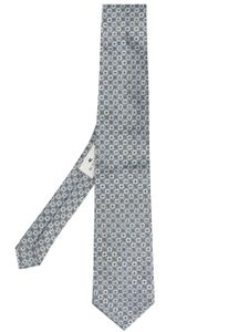 ETRO cravate en soie à motif jacquard - Bleu