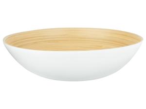LIVARNO home Bamboe schaal (Grote schaal, Wit)