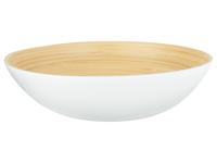 LIVARNO home Bamboe schaal (Grote schaal, Wit)