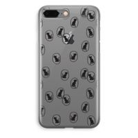 Miauw: iPhone 8 Plus Transparant Hoesje