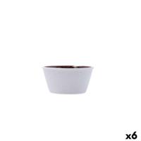 Aperitiefschaaltje Bidasoa Elite Bruin Keramisch 10,5 X 5,5 CM (6 Stuks)