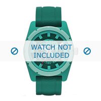 Diesel horlogeband DZ1625 Silicoon Groen 24mm