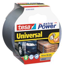 tesa UNIVERSAL 56389-00000-11 Textieltape tesa extra Power Zilver (l x b) 50 m x 50 mm 1 stuk(s)