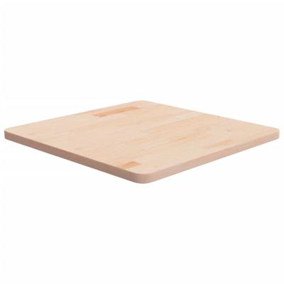 Tafelblad vierkant 60x60x2,5 cm onbehandeld massief eikenhout