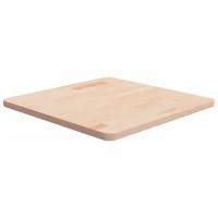Tafelblad vierkant 60x60x2,5 cm onbehandeld massief eikenhout