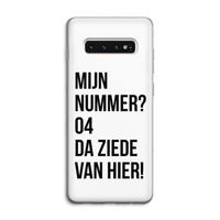Da ziede van hier: Samsung Galaxy S10 4G Transparant Hoesje