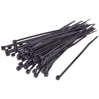 TRU COMPONENTS TC-BT-140-3.6-UVB Kabelbinder 140 mm 3.6 mm Zwart UV-weerbestendig 100 stuk(s)