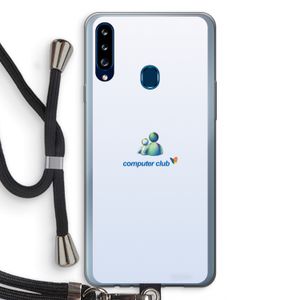 MSN: Samsung Galaxy A20s Transparant Hoesje met koord