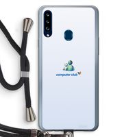MSN: Samsung Galaxy A20s Transparant Hoesje met koord