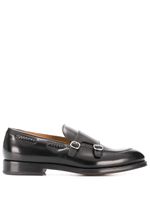 Doucal's chaussures à double boucle - Noir