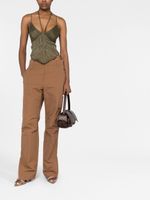 Dion Lee caraco en jacquard à dos nu - Vert