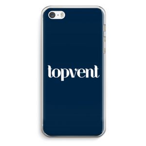 Topvent Navy: iPhone 5 / 5S / SE Transparant Hoesje