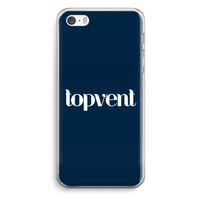 Topvent Navy: iPhone 5 / 5S / SE Transparant Hoesje