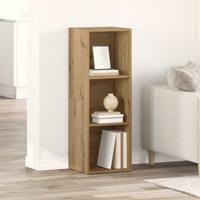 TV-kast artisanaal eikenkleurig Bewerkt hout