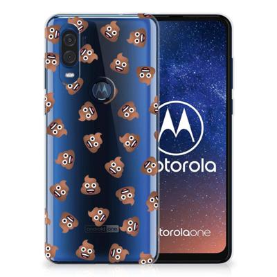 TPU bumper voor Motorola One Vision Poep Emojis TPU bumper voor Motorola One Vision Poep Emojis