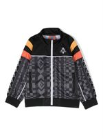 Marcelo Burlon County of Milan veste zippée à imprimé géométrique - Noir